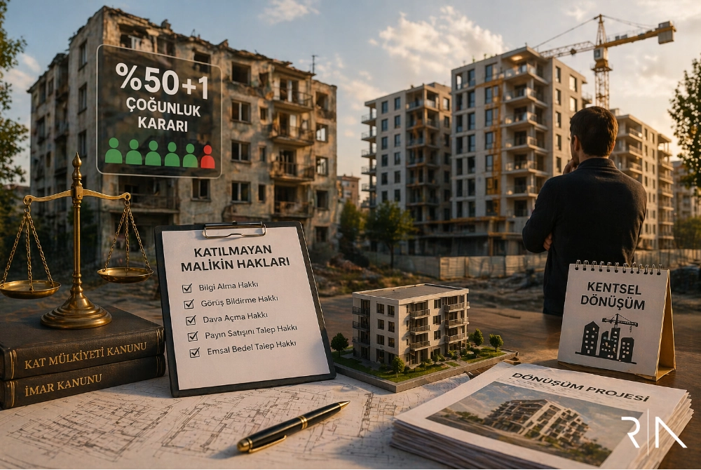 Antalya Kentsel Dönüşümde %50+1 Çoğunluk Kararına Katılmayan Malikin Hakları